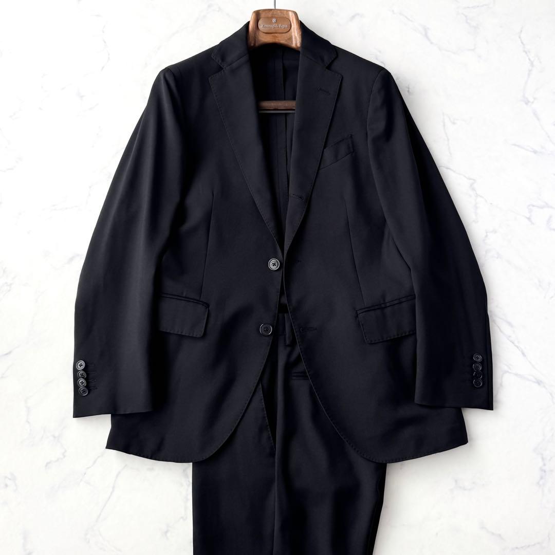 LARDINI ラルディーニ セットアップ スーツ ビジネス 黒 44 S程