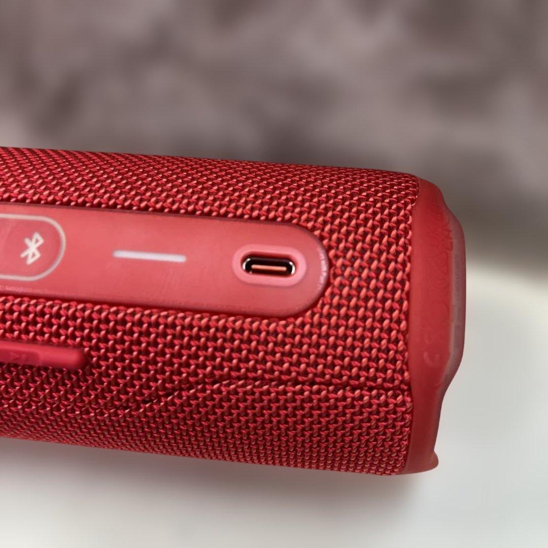 動作◎　JBL FLIP 6 ワイヤレススピーカー レッド Bluetooth