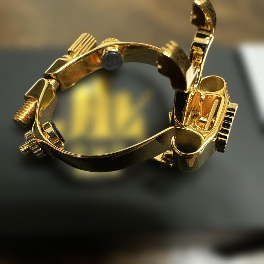 JLV アルトサックスリガチャー 24Kゴールド仕様