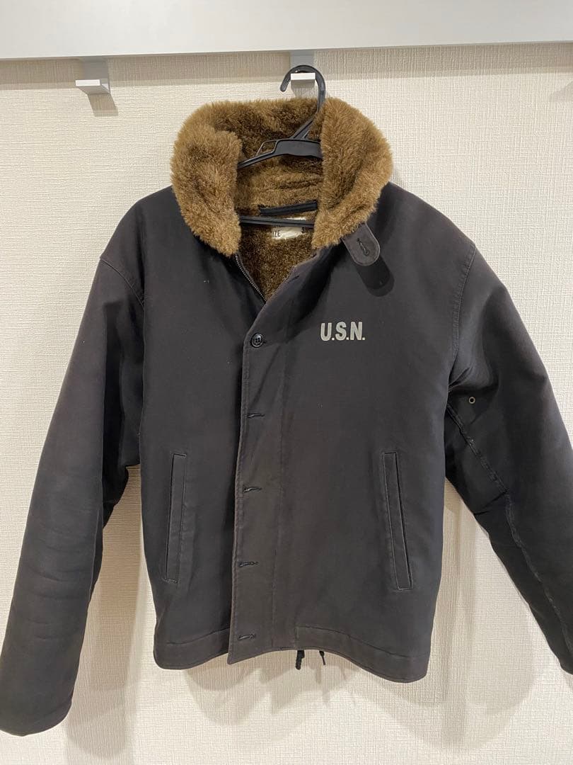 U.S.N. ブラック N-1ミリタリージャケット