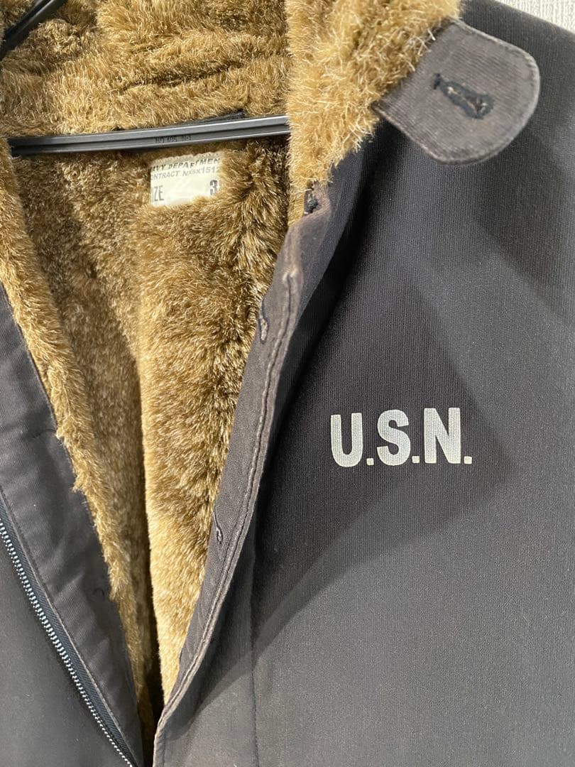 U.S.N. ブラック N-1ミリタリージャケット