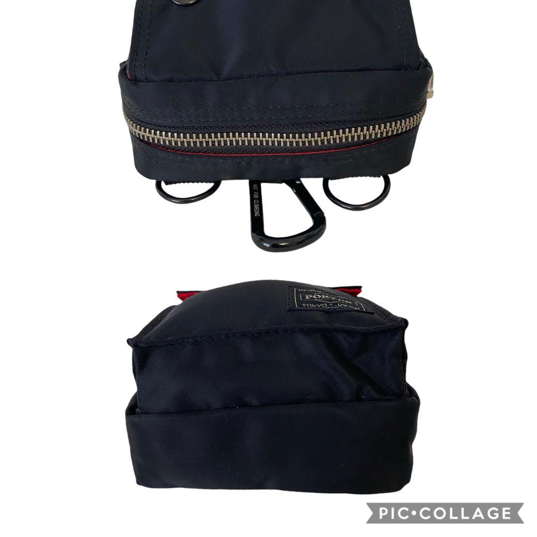 極美品　ポーター　エルファイン　ショルダーバッグ　ブラック　斜めがけ