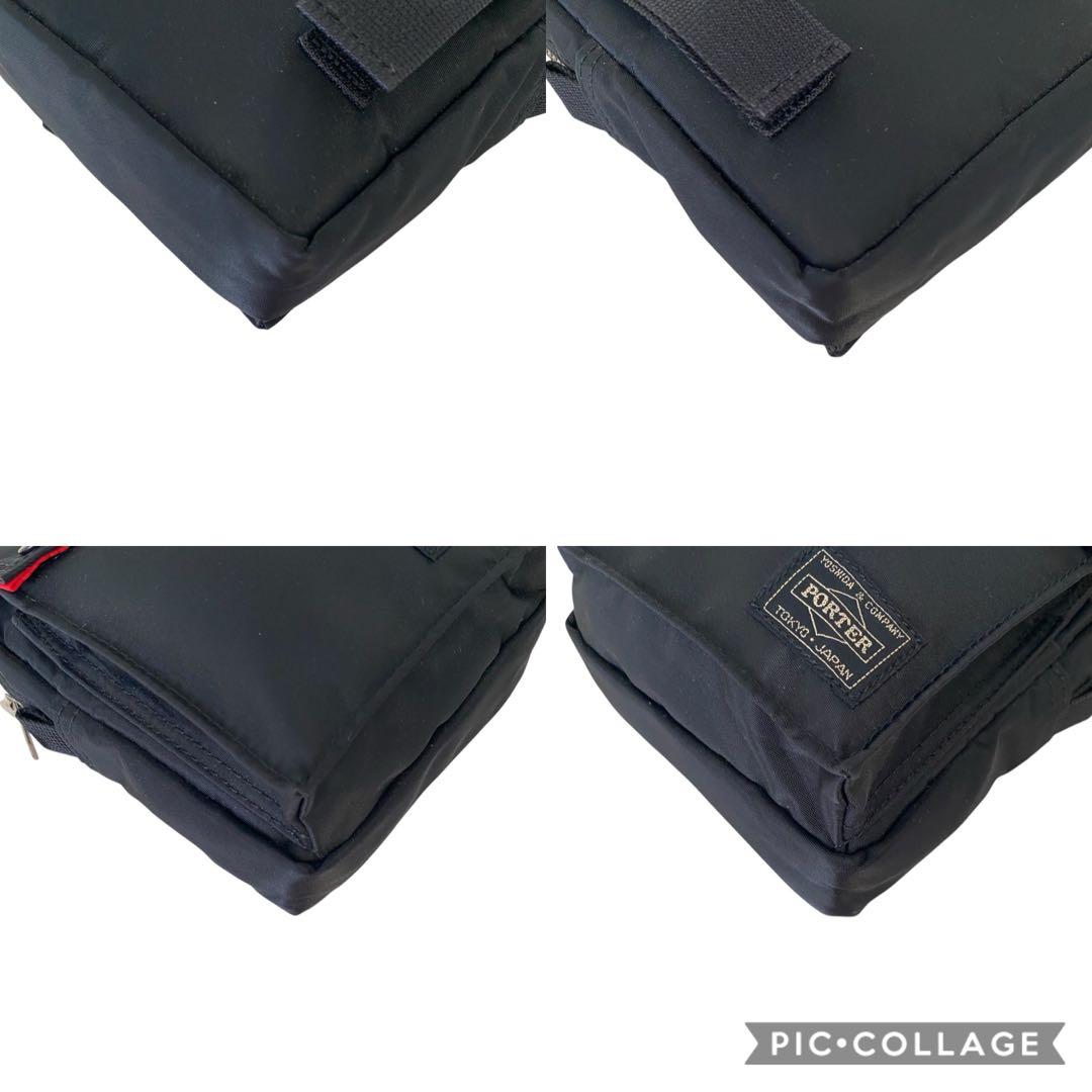 極美品　ポーター　エルファイン　ショルダーバッグ　ブラック　斜めがけ