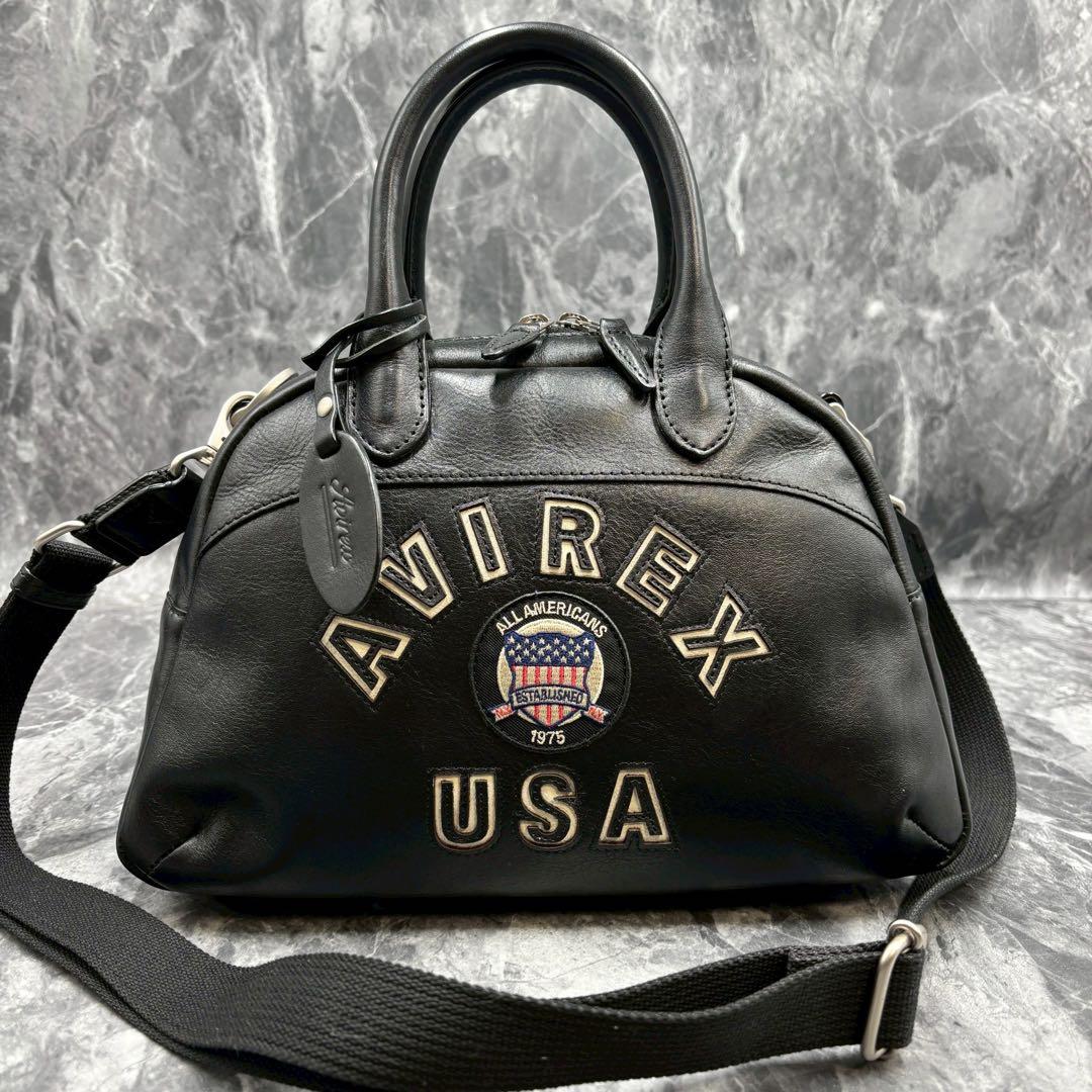 ハマショウ ✨アヴィレックス　2way ミニボストンバッグ