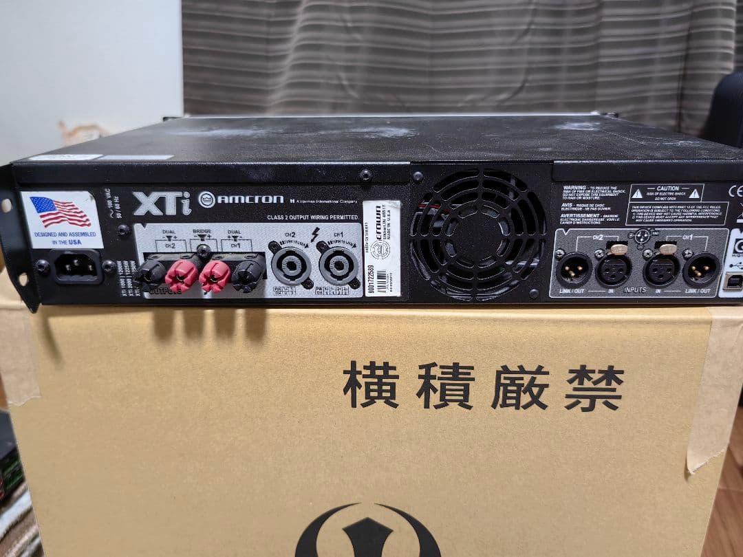 AMCRON XTI-4000 パワーアンプ ジャンク品