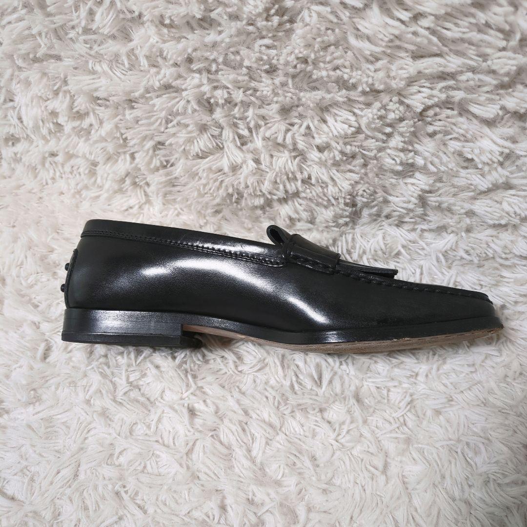 美品！TOD'S　レザービットローファー　24cm　ブラック