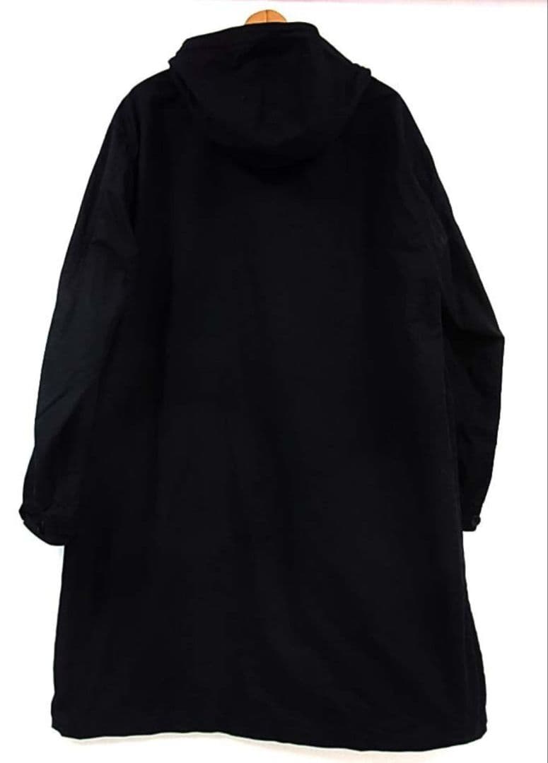 COMOLI コモリ コットンナイロンフーデッドコート ブラック 2