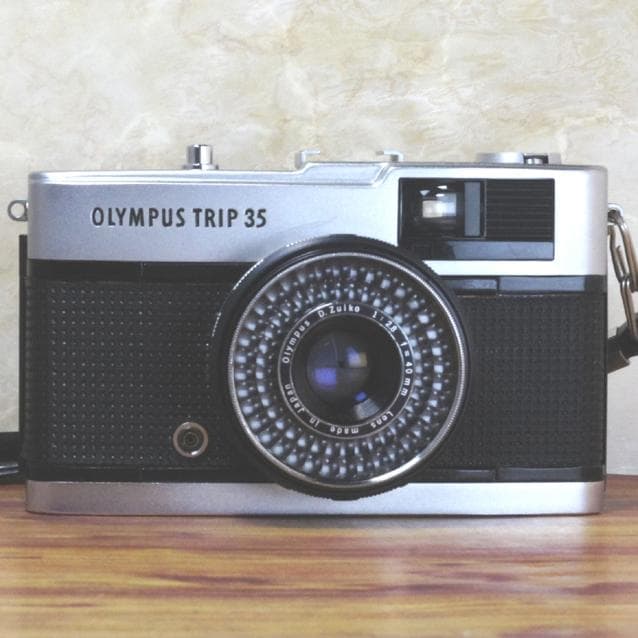 【整備済完動・美品・赤ベロOK！・フィルム試写済】Olympus Trip 35