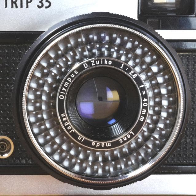 【整備済完動・美品・赤ベロOK！・フィルム試写済】Olympus Trip 35