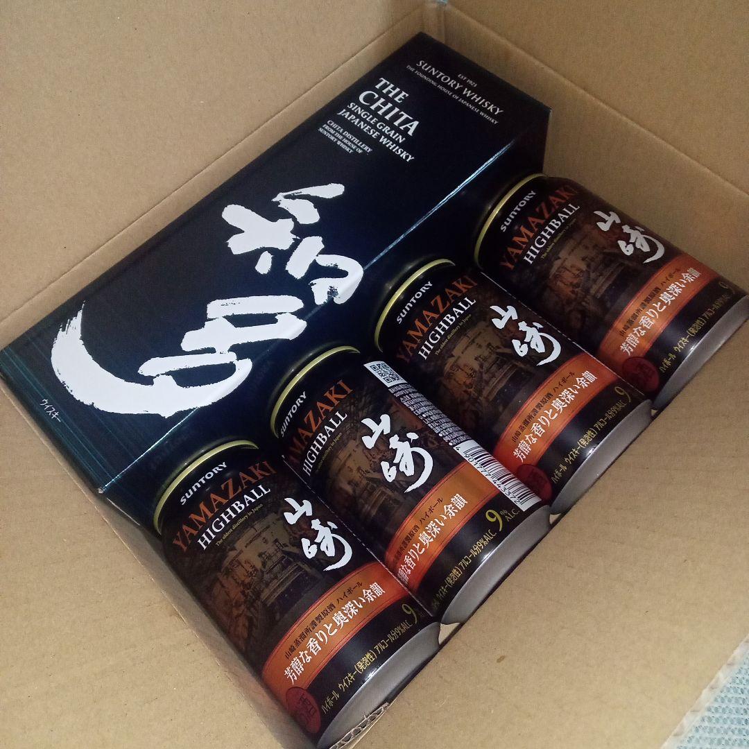 山崎ハイボール缶４本 / サントリーウイスキー「知多」