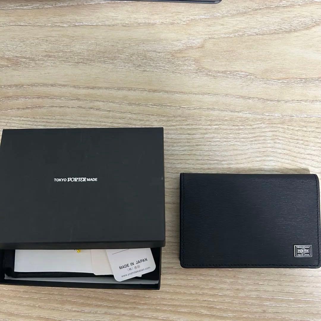 新品未使用　吉田カバン ポーター カレント カードケース　ブラック　名刺入れ
