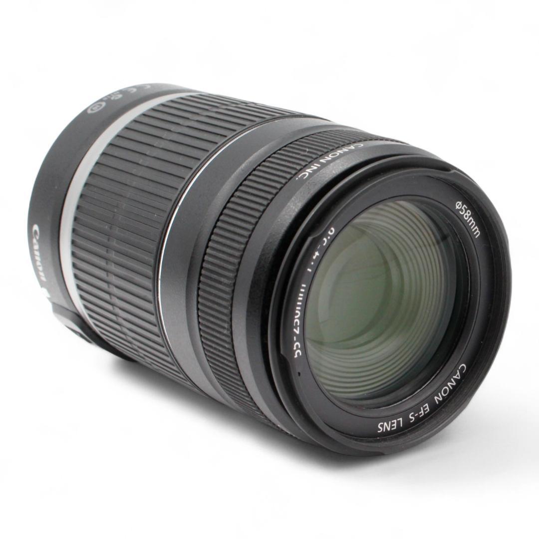 [美品] 望遠レンズ Canon EF-S 55-250mm F4-5.6 IS