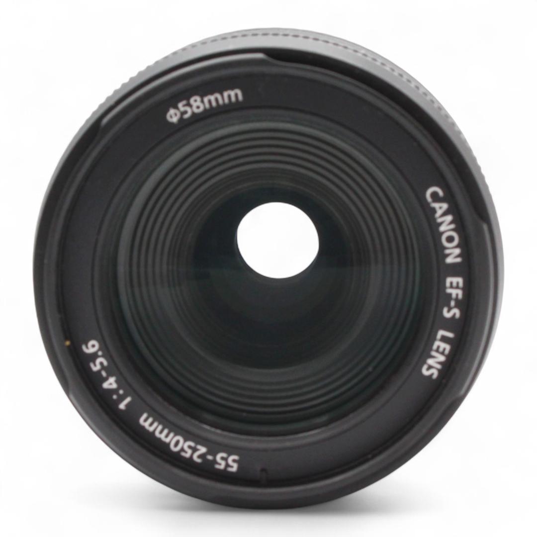 [美品] 望遠レンズ Canon EF-S 55-250mm F4-5.6 IS