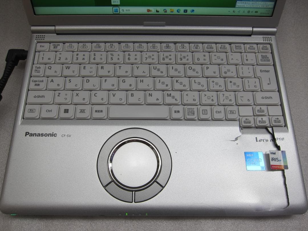 パナソニックCore i5-1145G7/16G/SSD/12.1型WUXGA