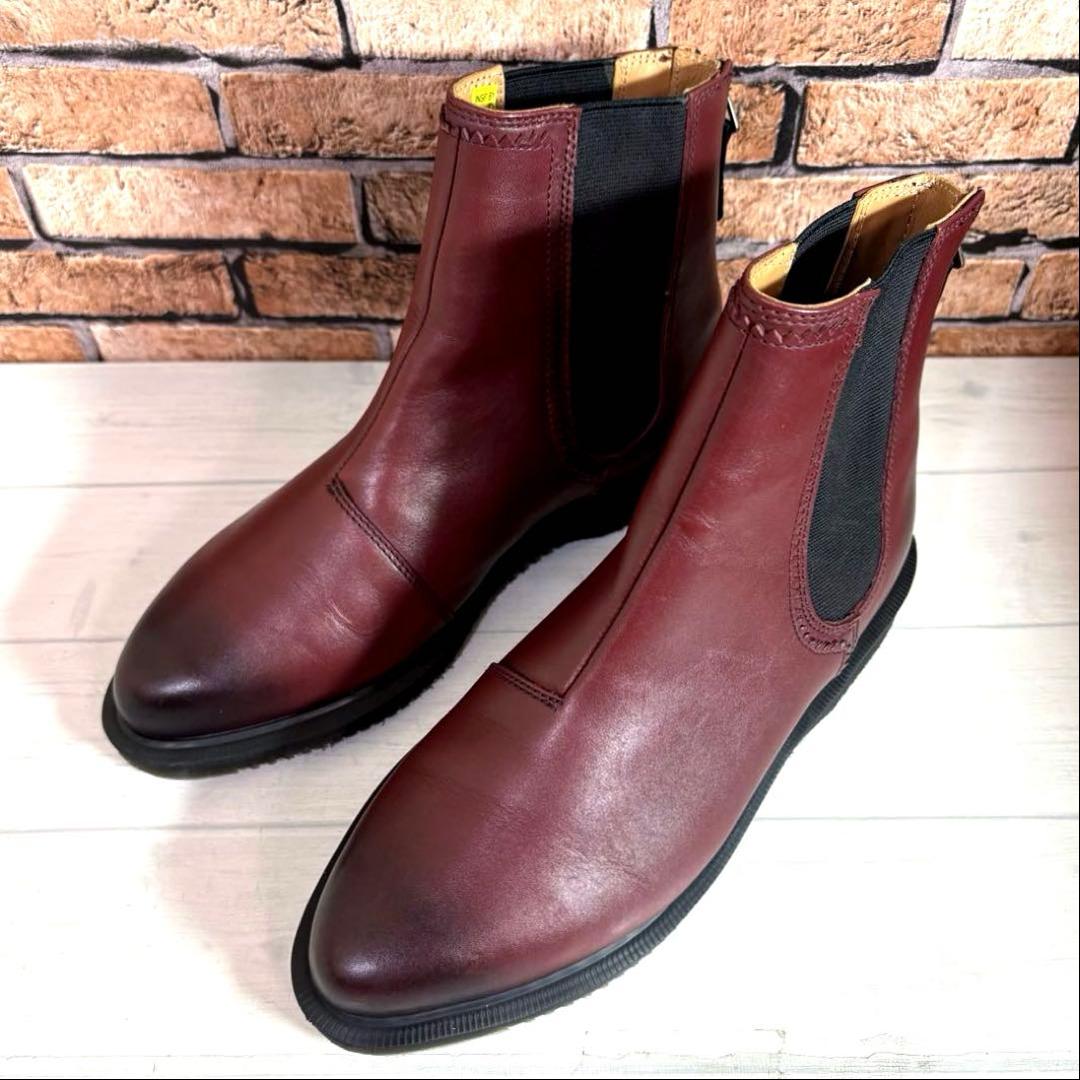 美品■ドクターマーチン■サイドゴアブーツ✨ZILLOW バックジップ チェルシー