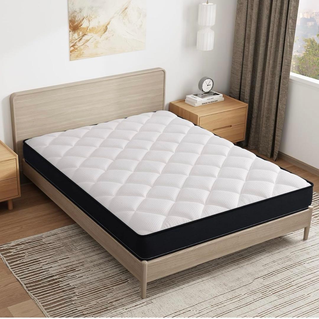 Hillmoonri マットレスセミダブル 高反発 高密度ポケットコイ