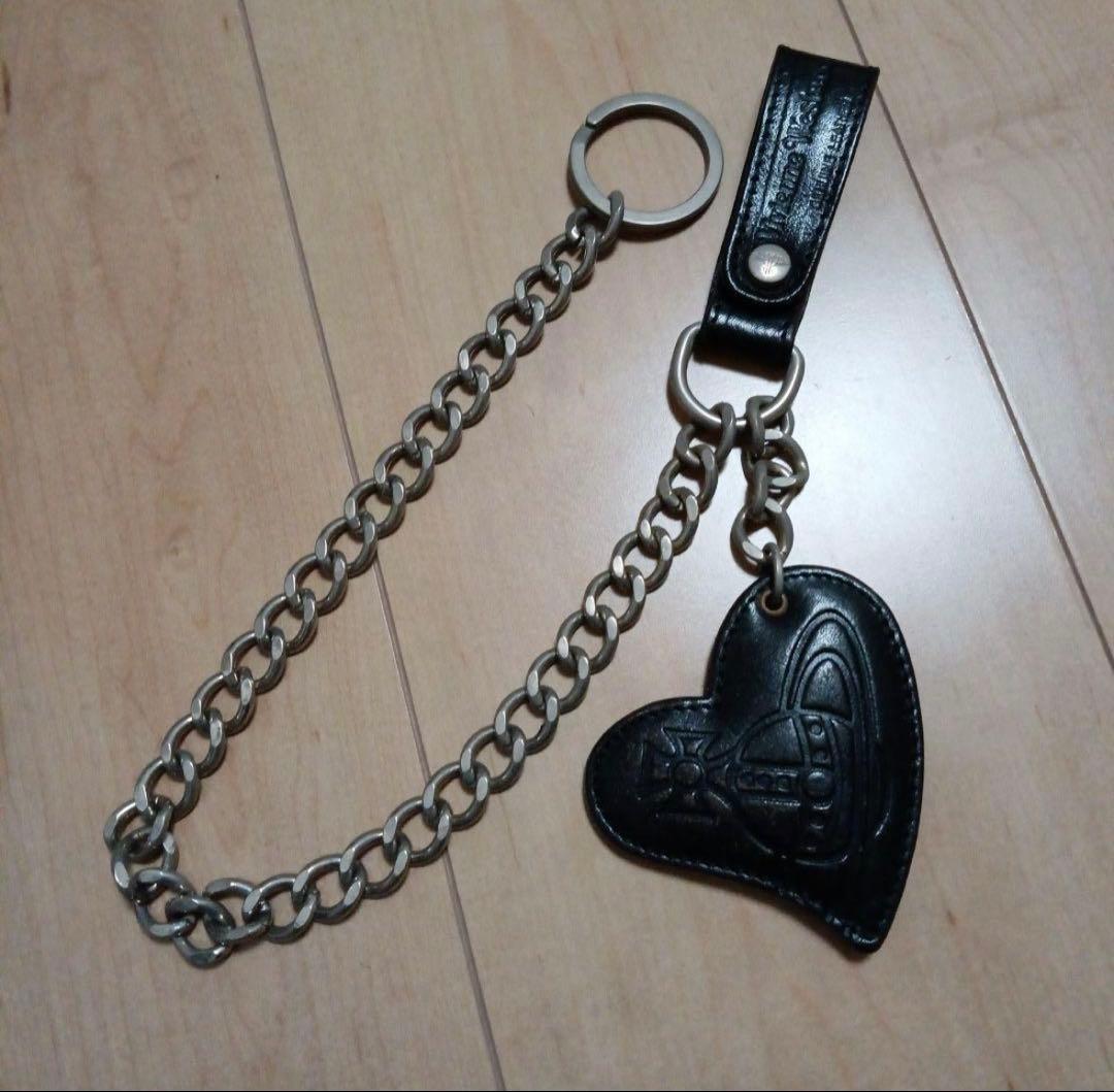 Vivienne Westwood ハート型ウォレットチェーン　キーチェーン