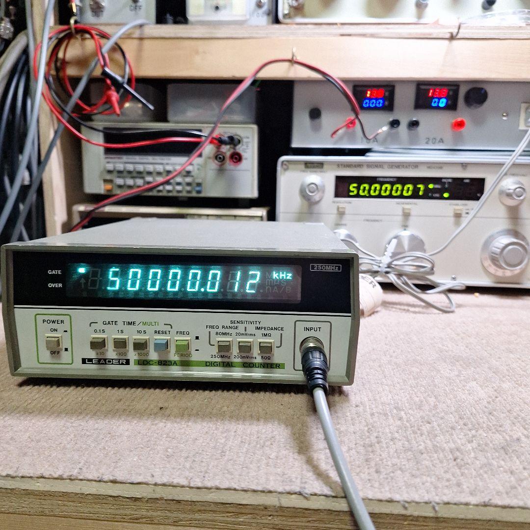 リーダーLDC-827A周波数カウンター