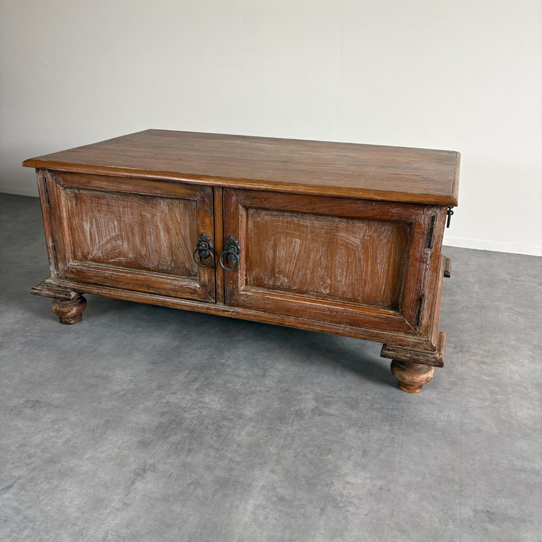 アンティーク　サイドボード 　希少　ミャンマーチーク材