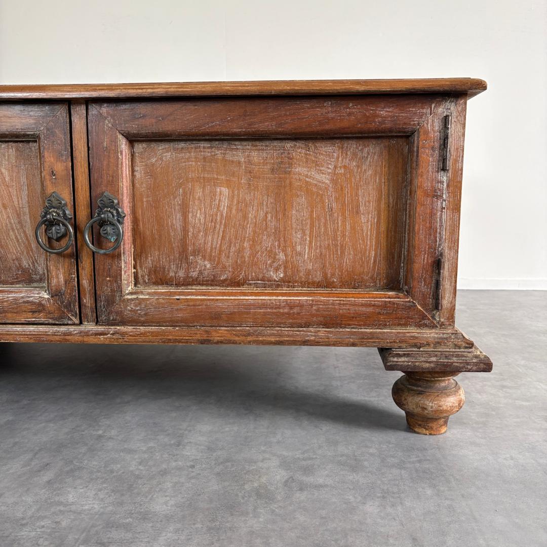 アンティーク　サイドボード 　希少　ミャンマーチーク材