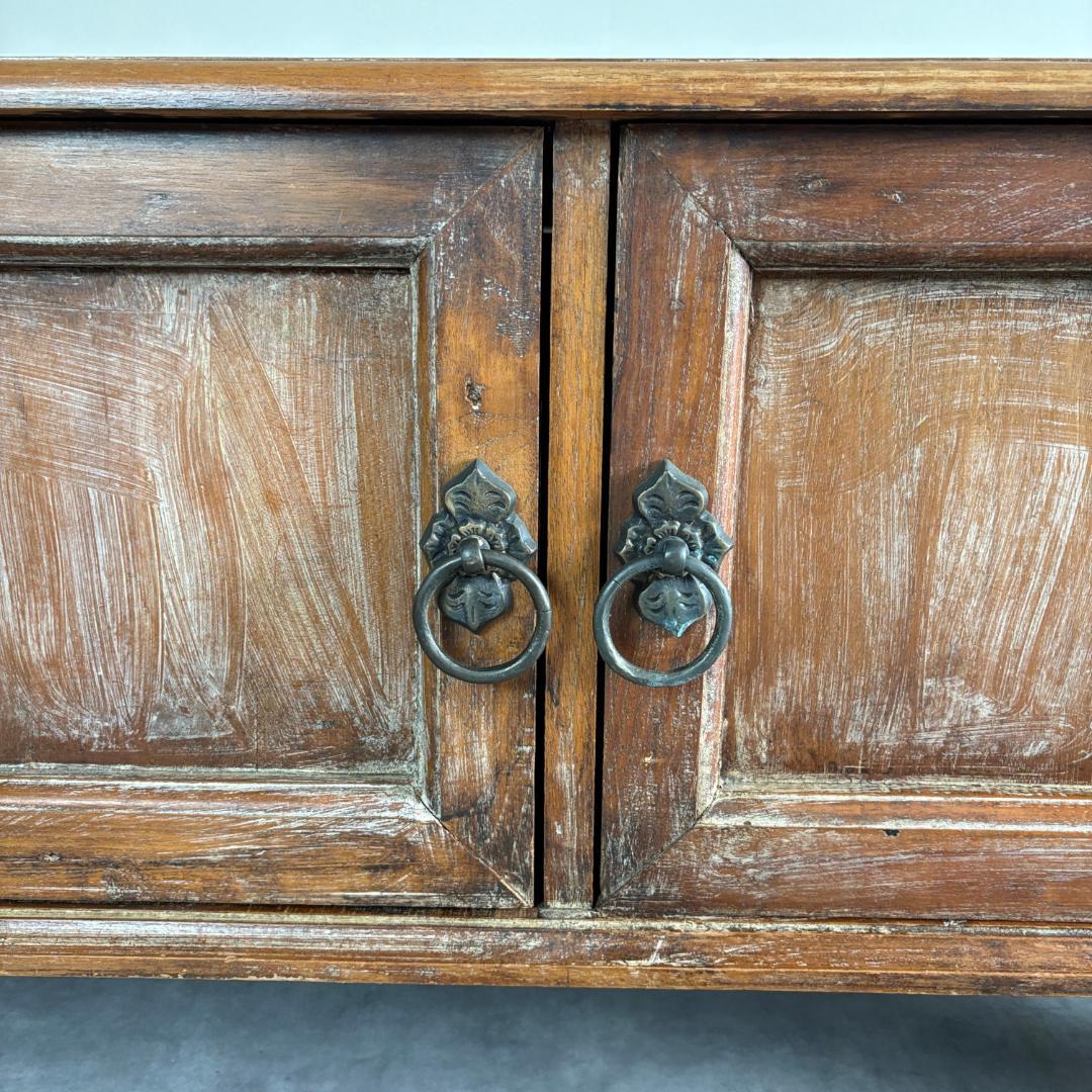 アンティーク　サイドボード 　希少　ミャンマーチーク材