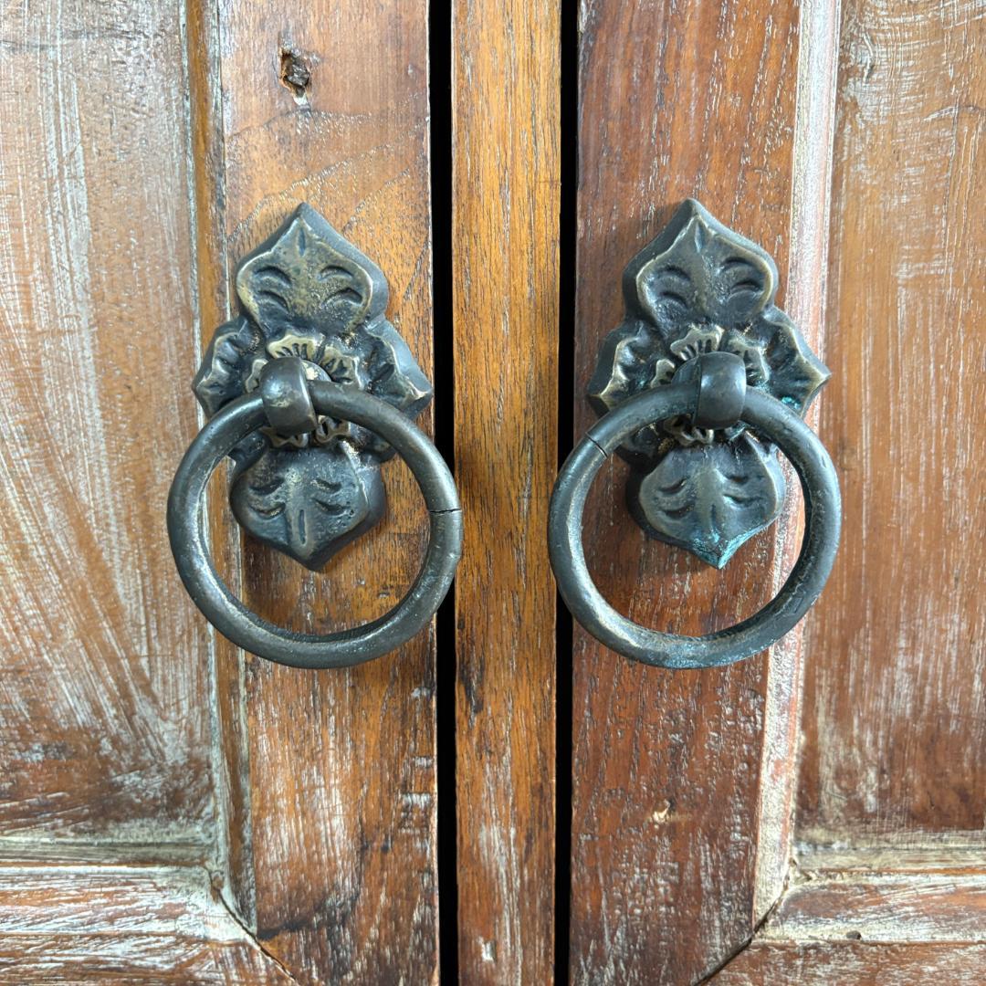 アンティーク　サイドボード 　希少　ミャンマーチーク材