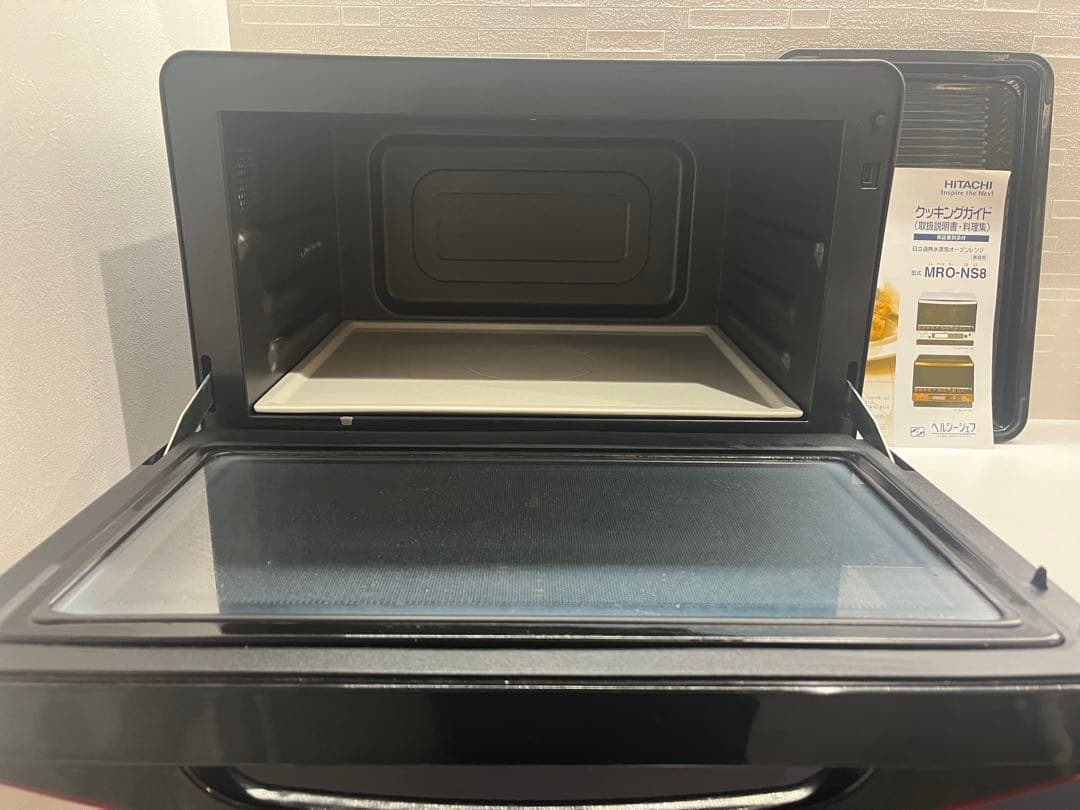 HITACHI オーブンレンジ MRO-NS8 パールレッド