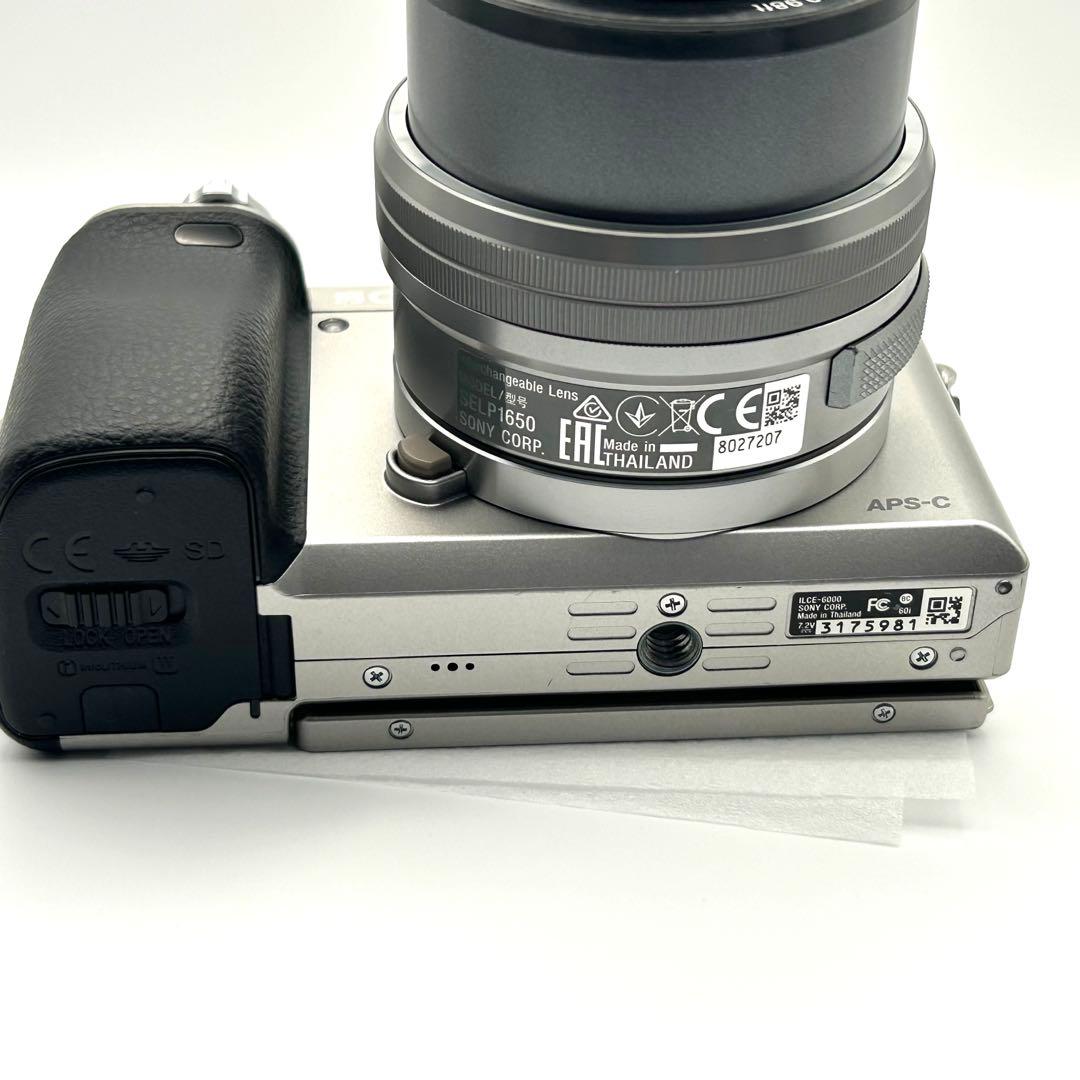SONYα6000デジタルカメラILCE-E6000Y ダブルズームレンズキット