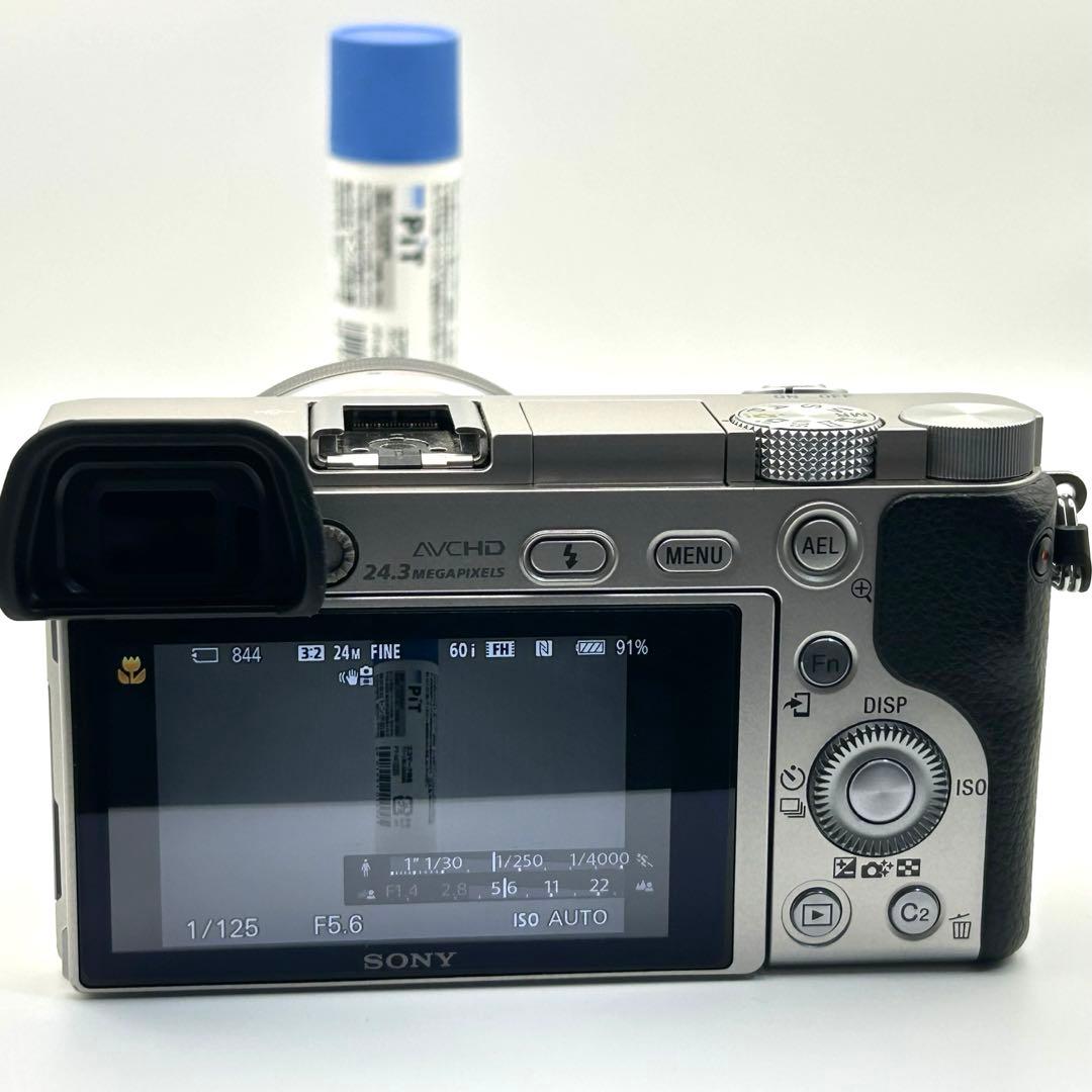 SONYα6000デジタルカメラILCE-E6000Y ダブルズームレンズキット