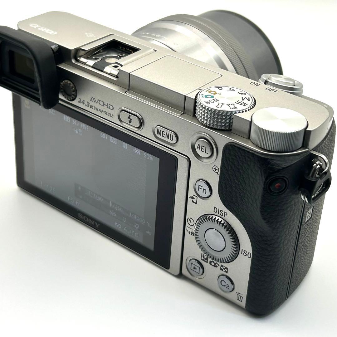 SONYα6000デジタルカメラILCE-E6000Y ダブルズームレンズキット