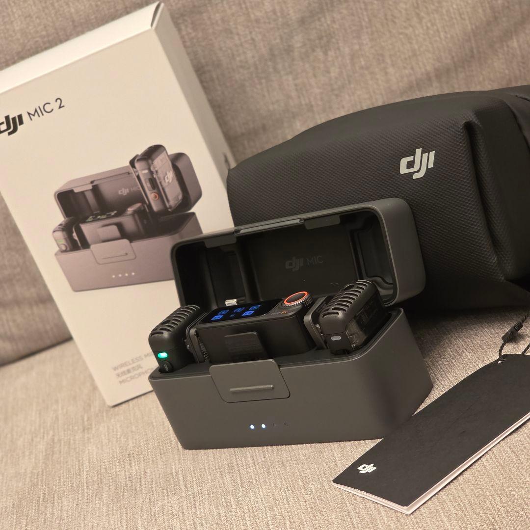 DJI Mic2 本体 トランスミッター×2 + レシーバー×1 + 充電ケース