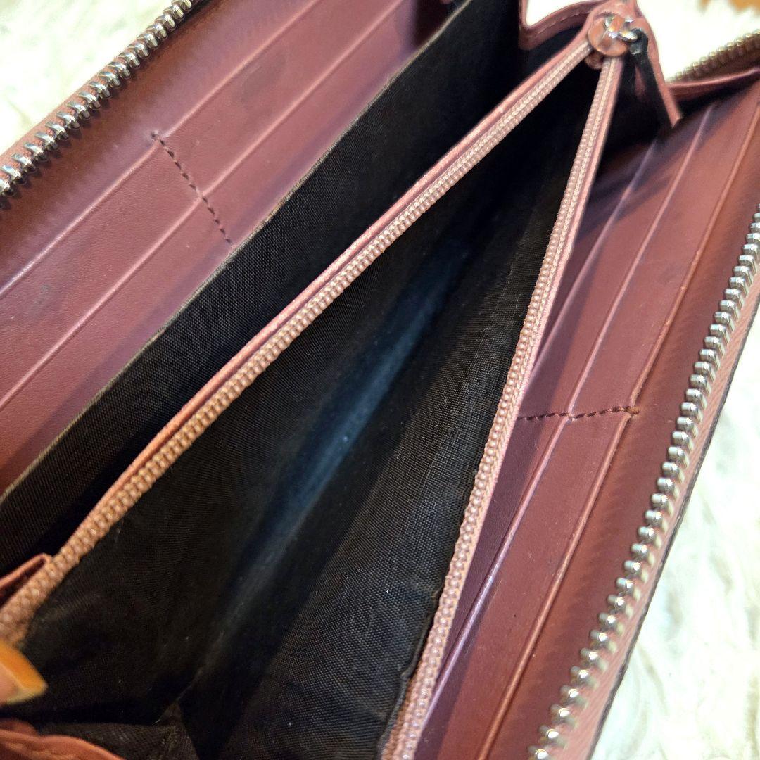 美品　GUCCI グッチ 長財布 ラウンドファスナー ブルームス PVC