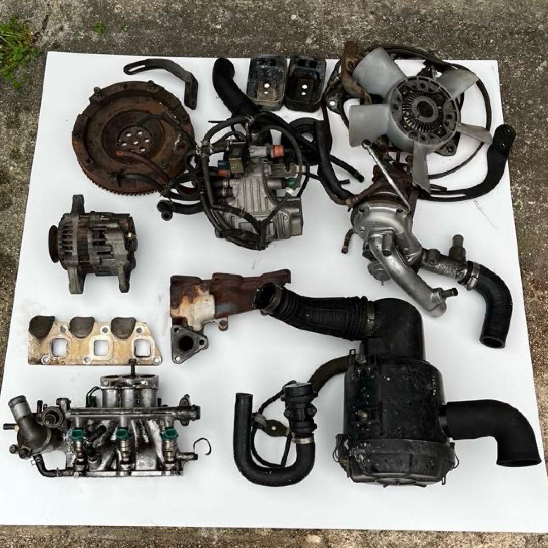 ジムニー JA11 F6A エンジン 補機類など