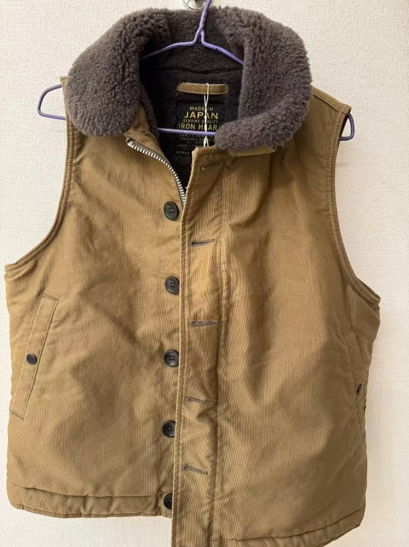 IRON HEART フリースライニング ベスト