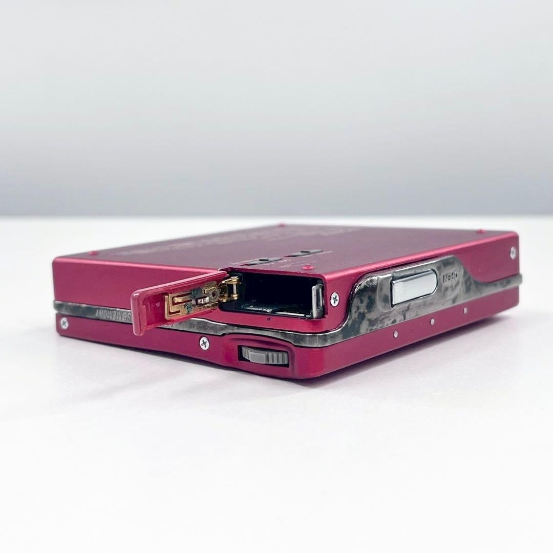 動作品 SONY MDウォークマン MZ-R900 レッド 再生OK