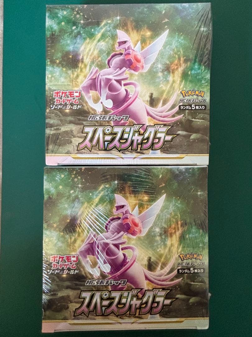 ポケモンカード　ソード＆シールド　スペースジャグラー未開封　シュリンク付き