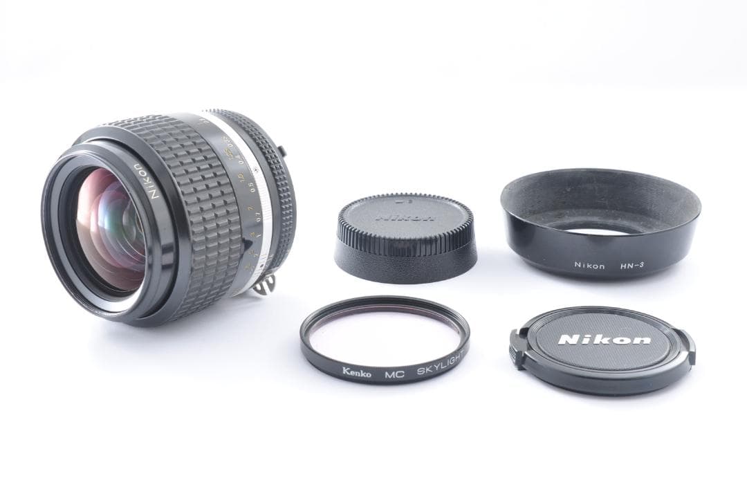 【美品】Nikon ニコン Ai-S NIKKOR 35mm F1.4 フード付