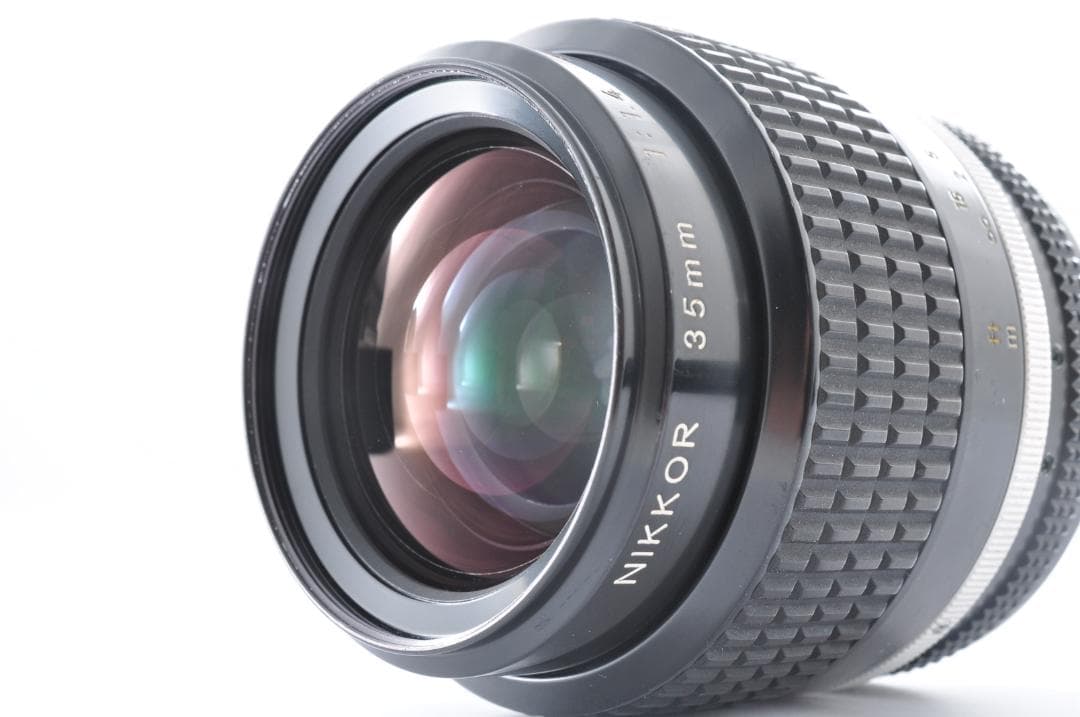 【美品】Nikon ニコン Ai-S NIKKOR 35mm F1.4 フード付
