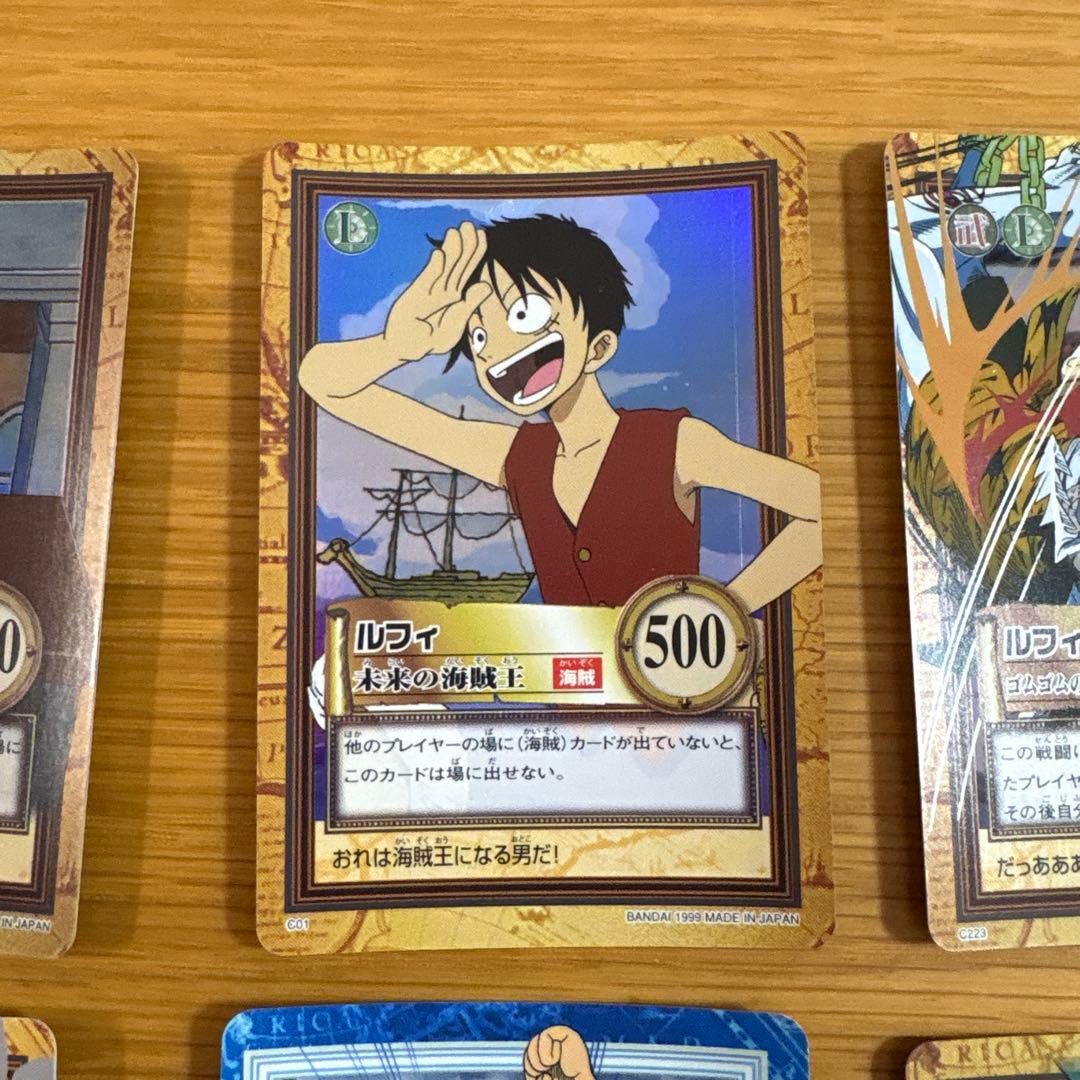 ワンピースカード　ルフィ カードダス