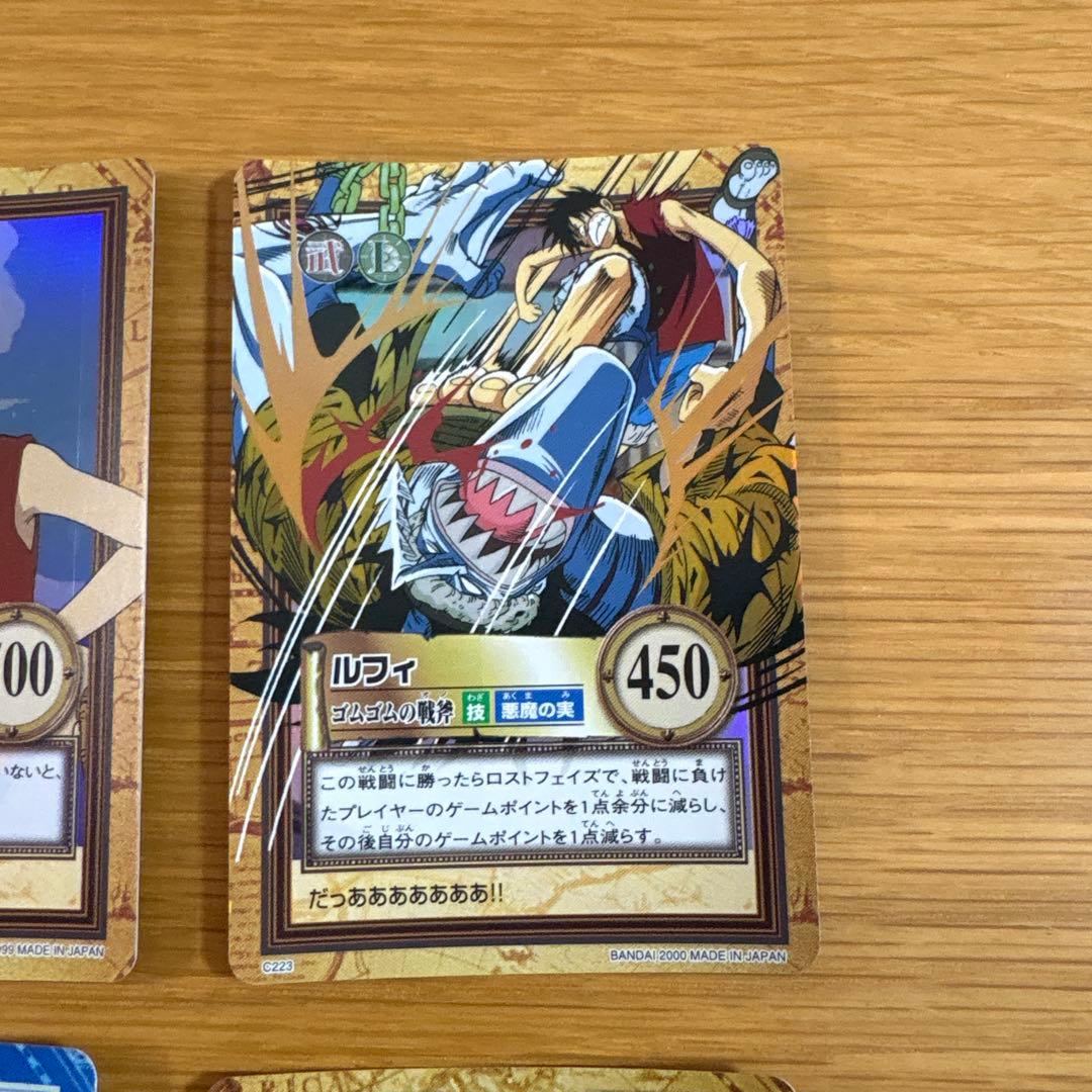 ワンピースカード　ルフィ カードダス
