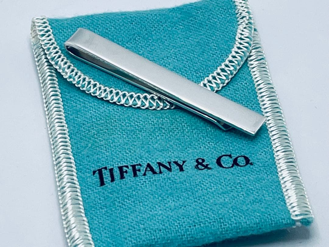 c772 美品　ティファニー　ネクタイピン　タイピン　タイバー　シルバー　925