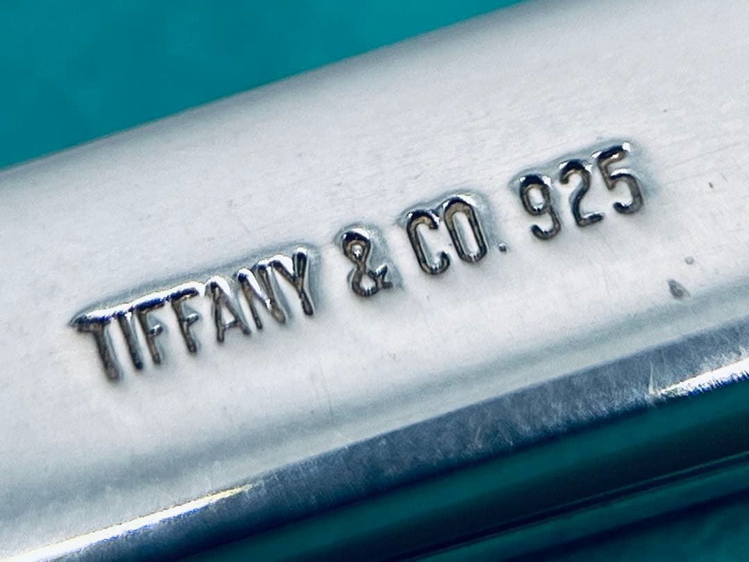 c772 美品　ティファニー　ネクタイピン　タイピン　タイバー　シルバー　925