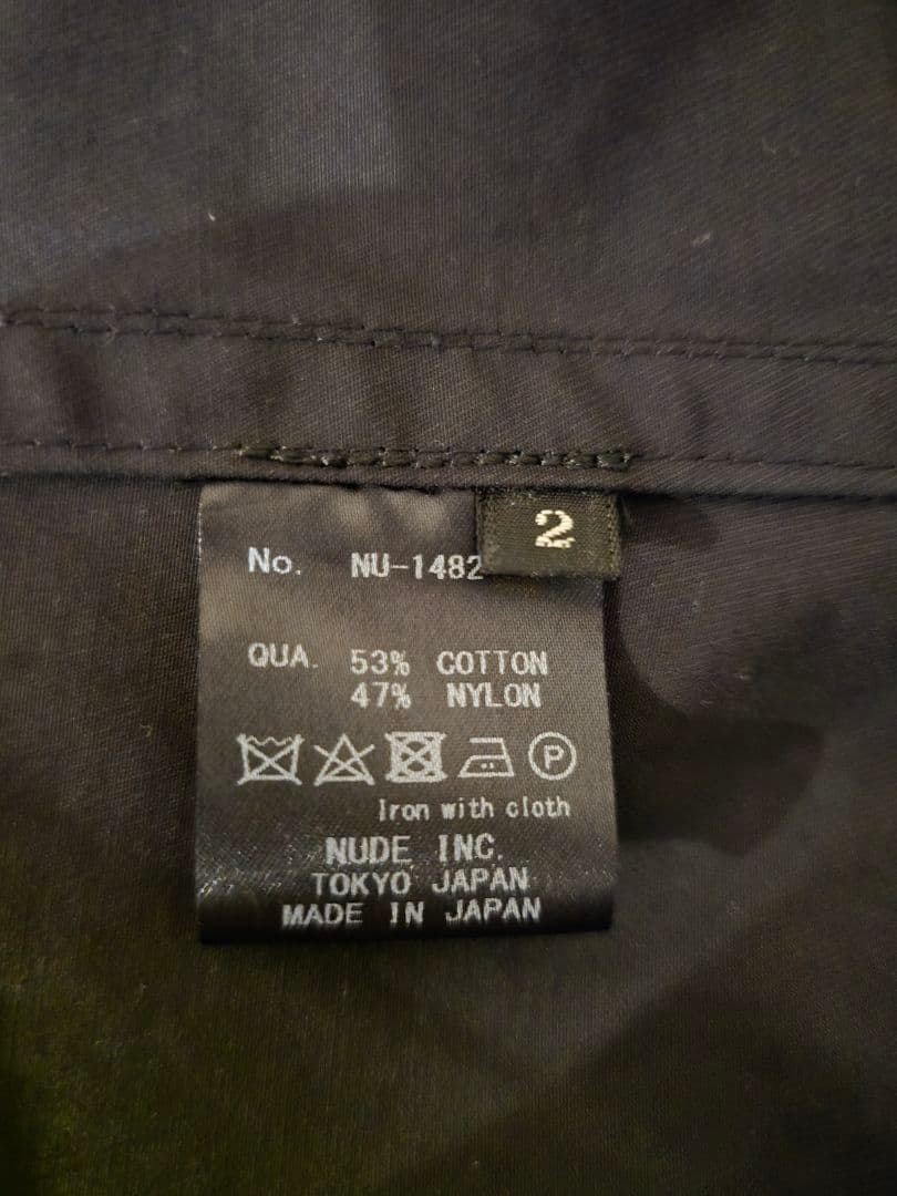 nude:masahiko maruyama モッズコート黒サイズ2