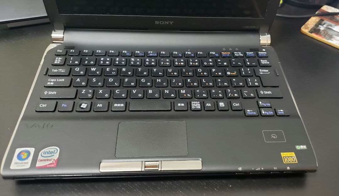 Sony VAIO ノートパソコン本体 VGN-TT51JB 初期化済み&箱あり
