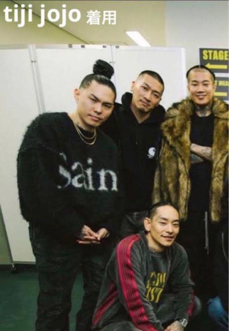 kok_x！激レア　tiji jojo 着用Saintモヘアニット