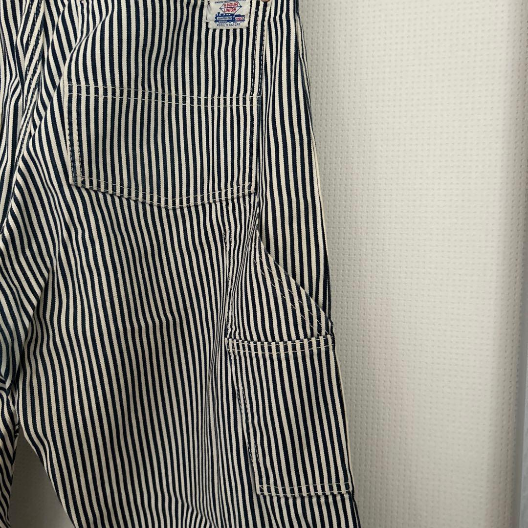 8hour union ペインターパンツ　マッコイ　ヒッコリー