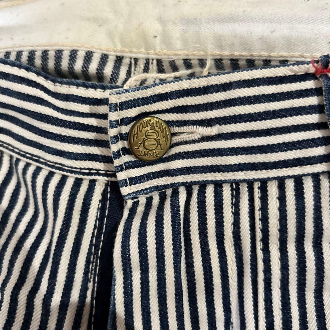 8hour union ペインターパンツ　マッコイ　ヒッコリー