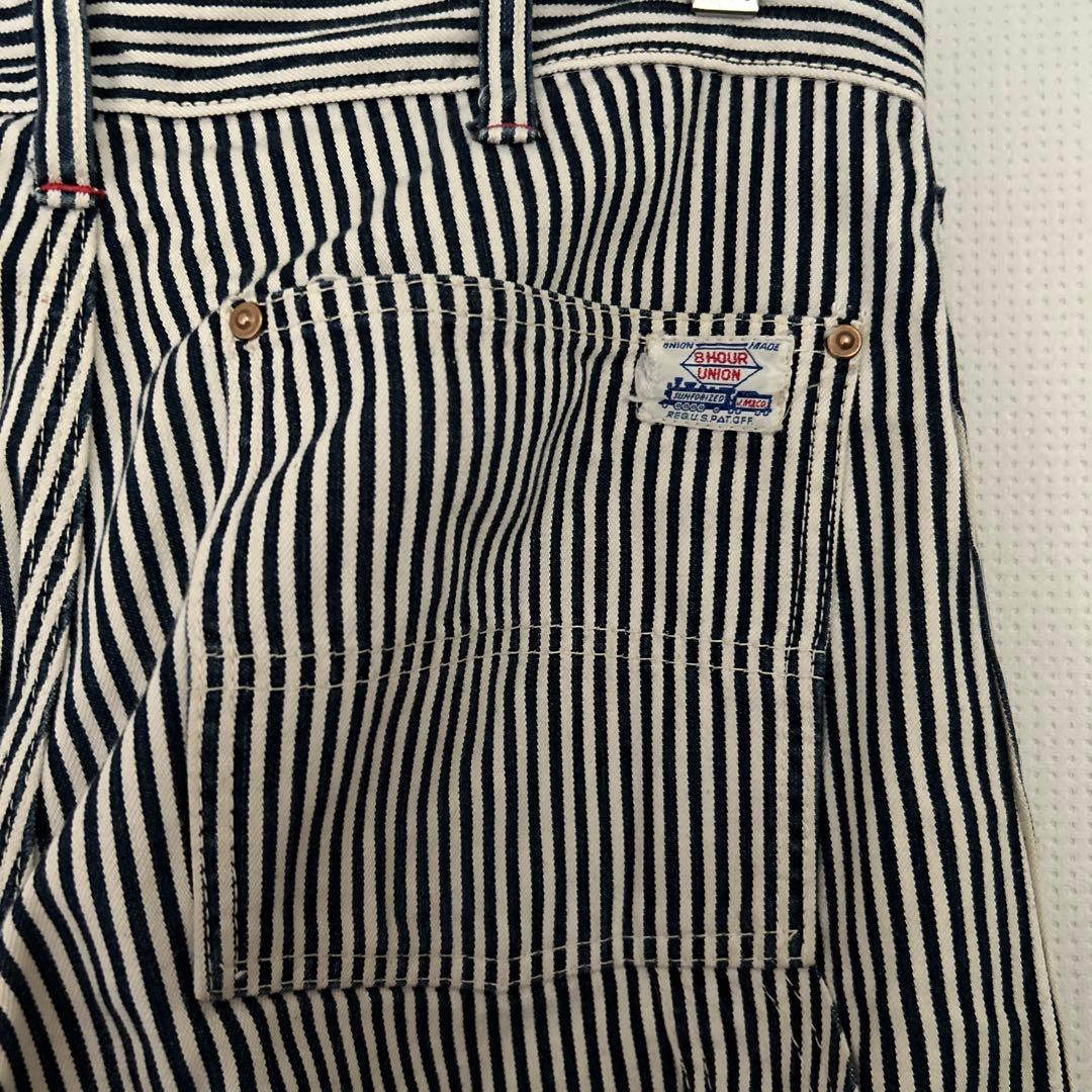 8hour union ペインターパンツ　マッコイ　ヒッコリー