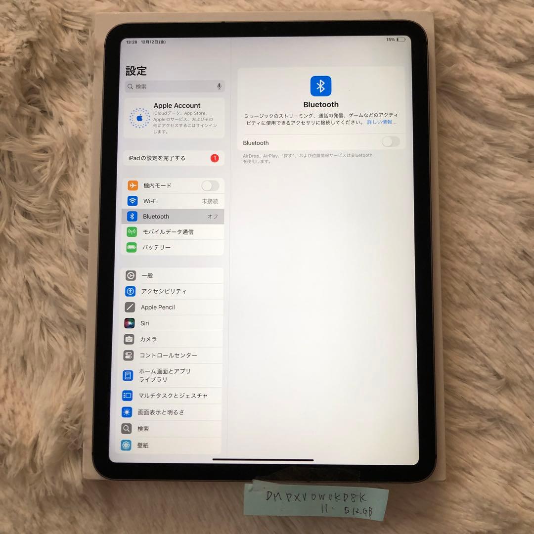 【完動品】iPad Pro 11 第1世代 512GB SIMフリー 【即発送】
