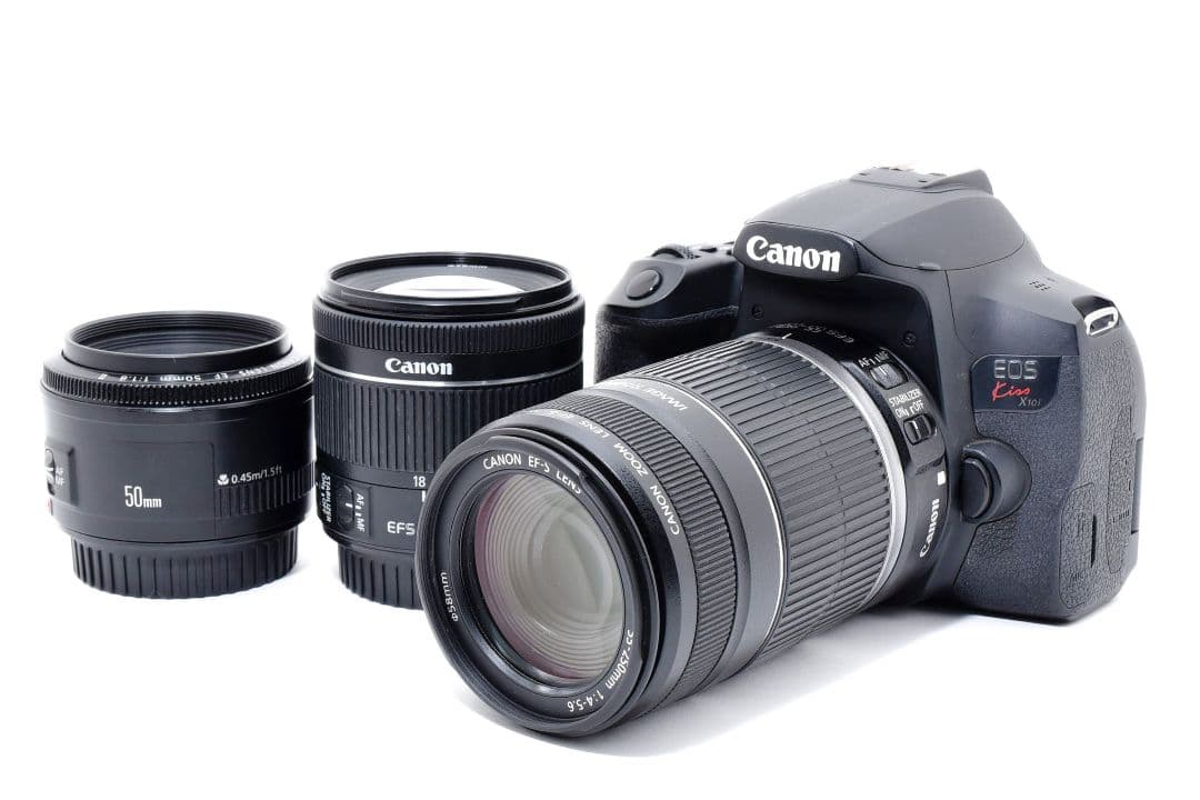 豪華 トリプルレンズセット✨キヤノン EOS KissX10i✨すぐ撮影OK！